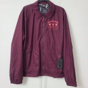Under Armour Project Rock Iron Paradise Zip Up Jacket 1373581-600 Size XL Purple